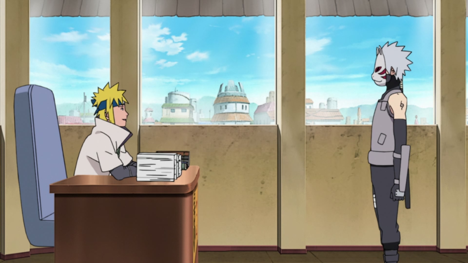 Naruto: Shippuden Ep 350: Minato's Death @ 00:08:39
