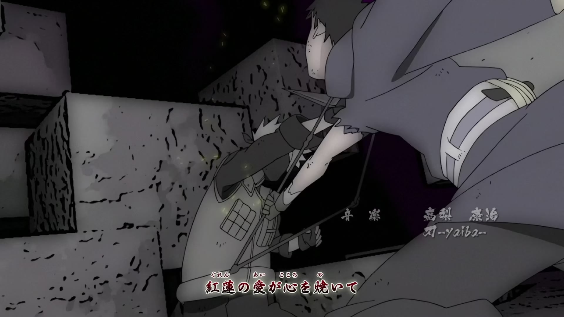Naruto: Shippuden Ep 375: Kakashi vs. Obito @ 00:02:45