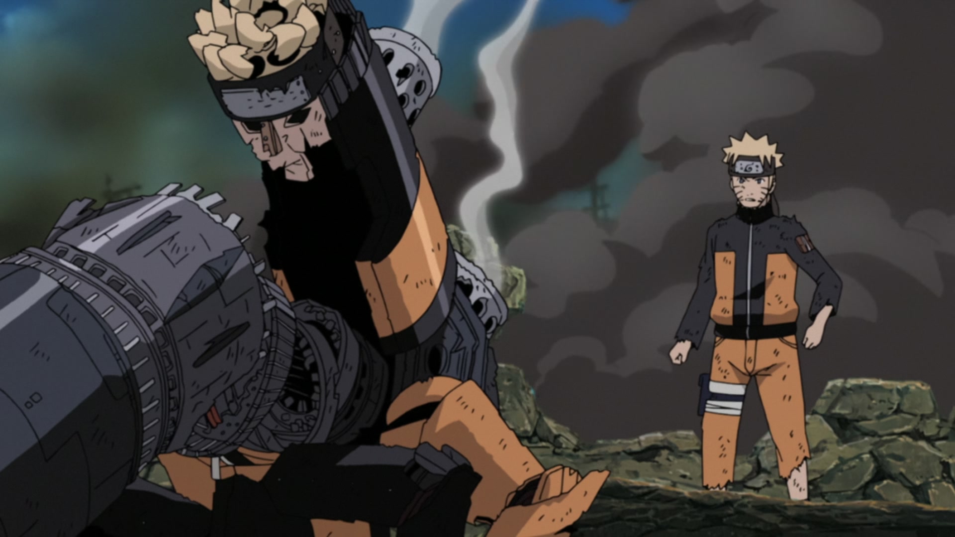 Naruto: Shippuden Ep 377: Naruto vs. Mecha Naruto @ 00:19:41