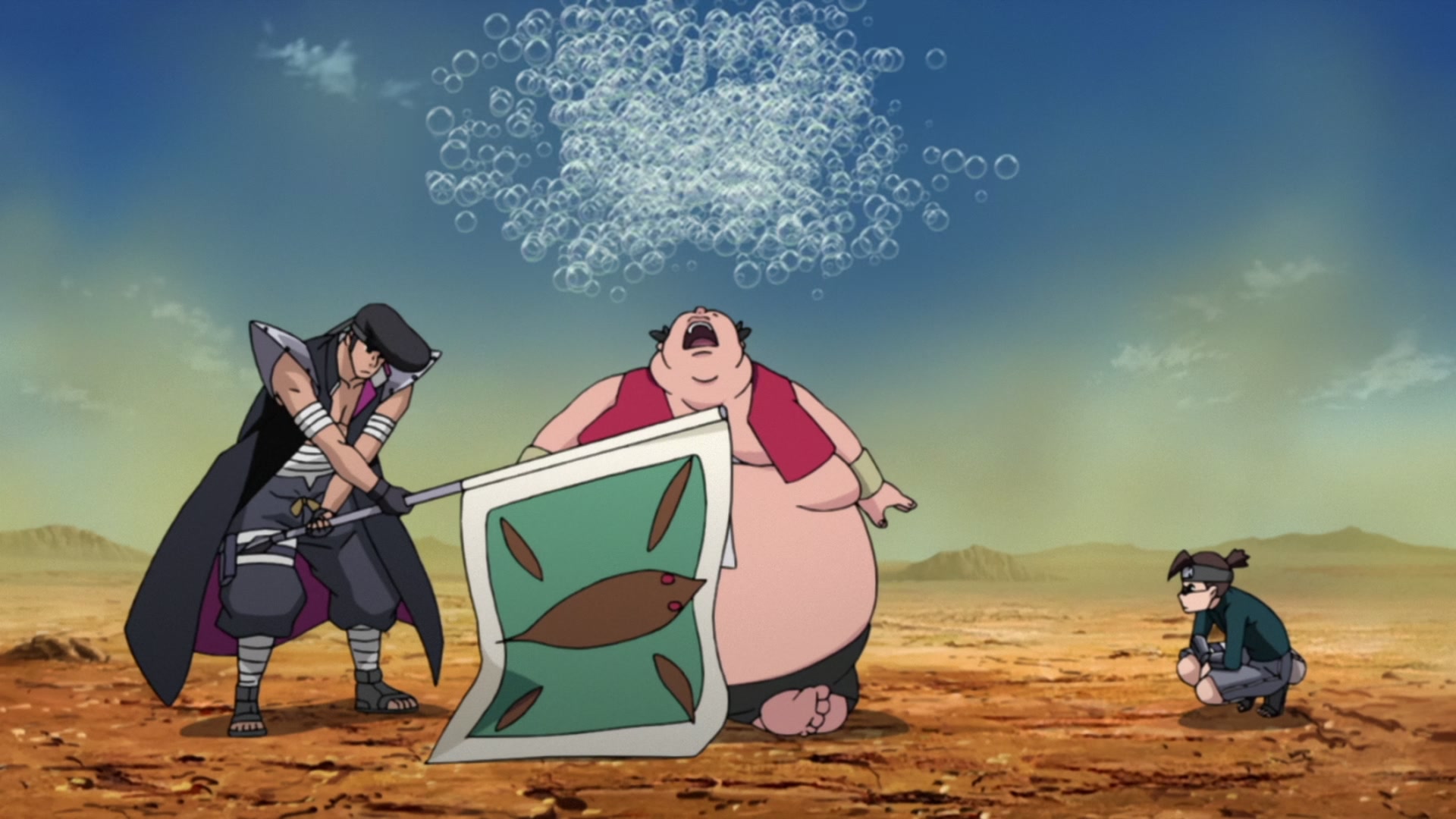 Naruto: Shippuden Ep 403: Unwavering Guts @ 00:08:21