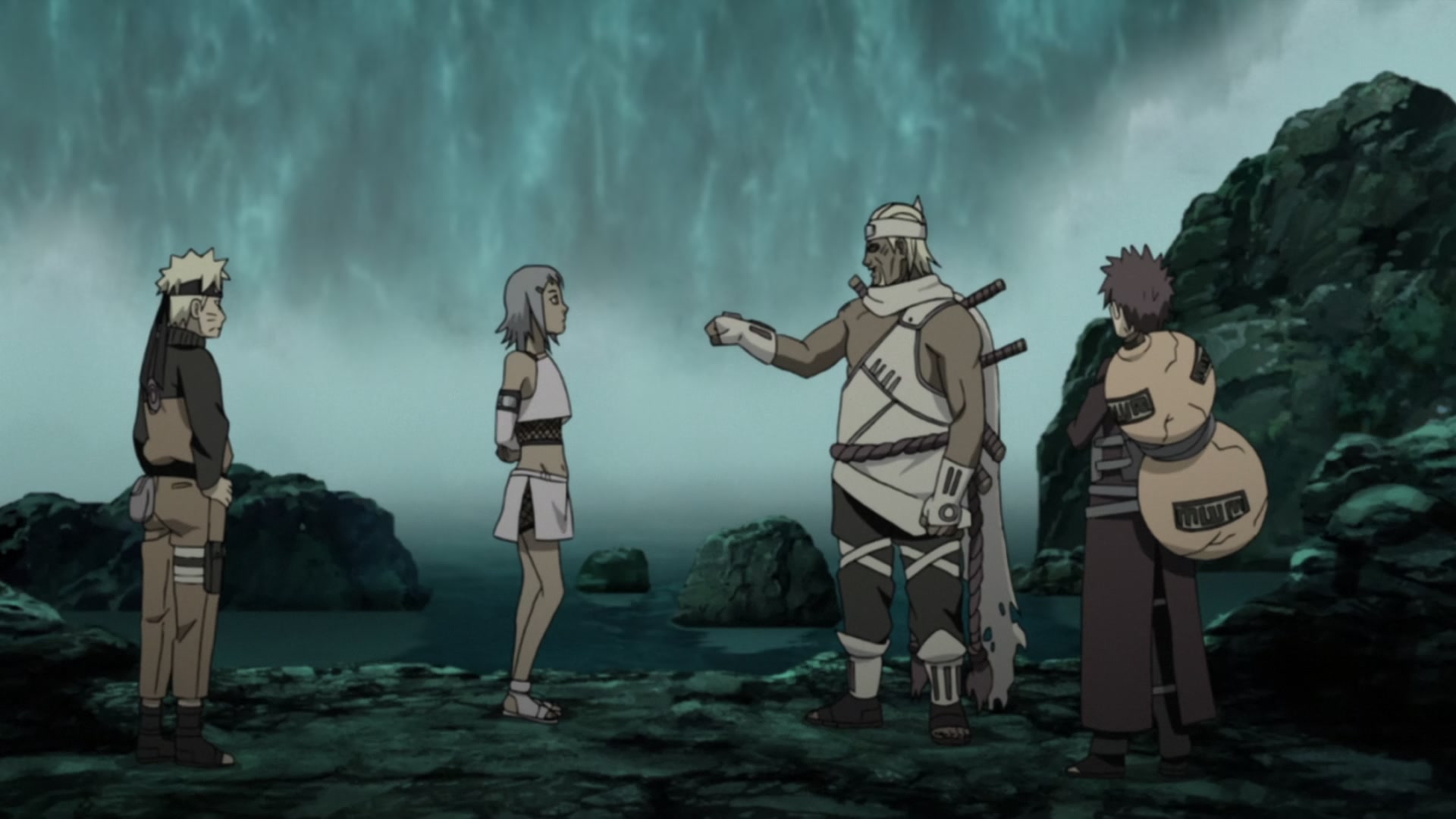 Naruto: Shippuden Ep 430: Killer Bee Rappuden: Part 2 @ 00:03:56
