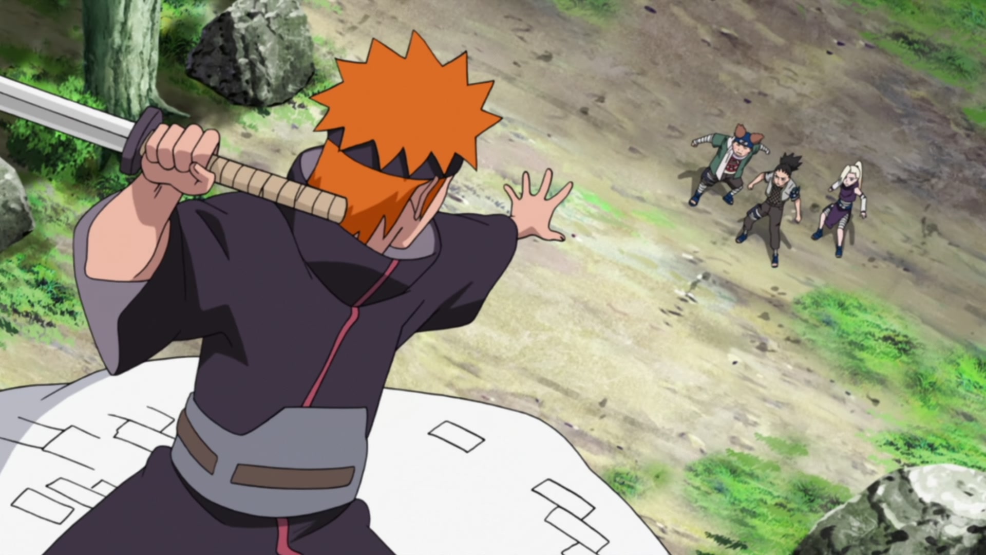 Naruto: Shippuden Ep 434: Team Jiraiya @ 00:03:09