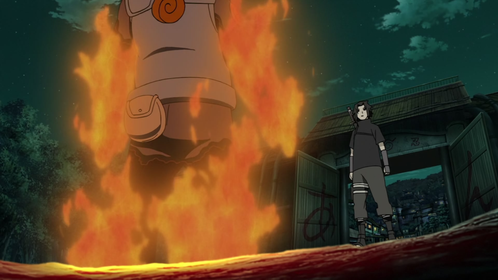 Naruto: Shippuden Ep 444: Leaving the Village @ 00:02:55