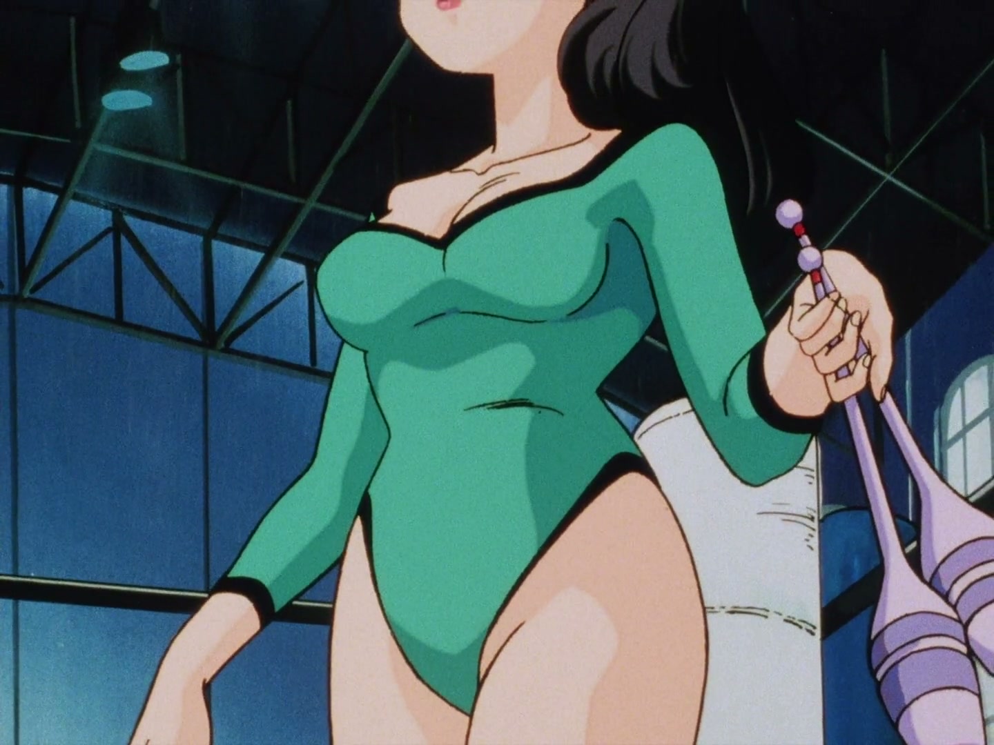 Ranma ½ Ep 13: A Tear in a Girl-Delinquent's Eye? The End of the Martial Arts Rhythmic Gymnastics Challenge! @ 00:02:03