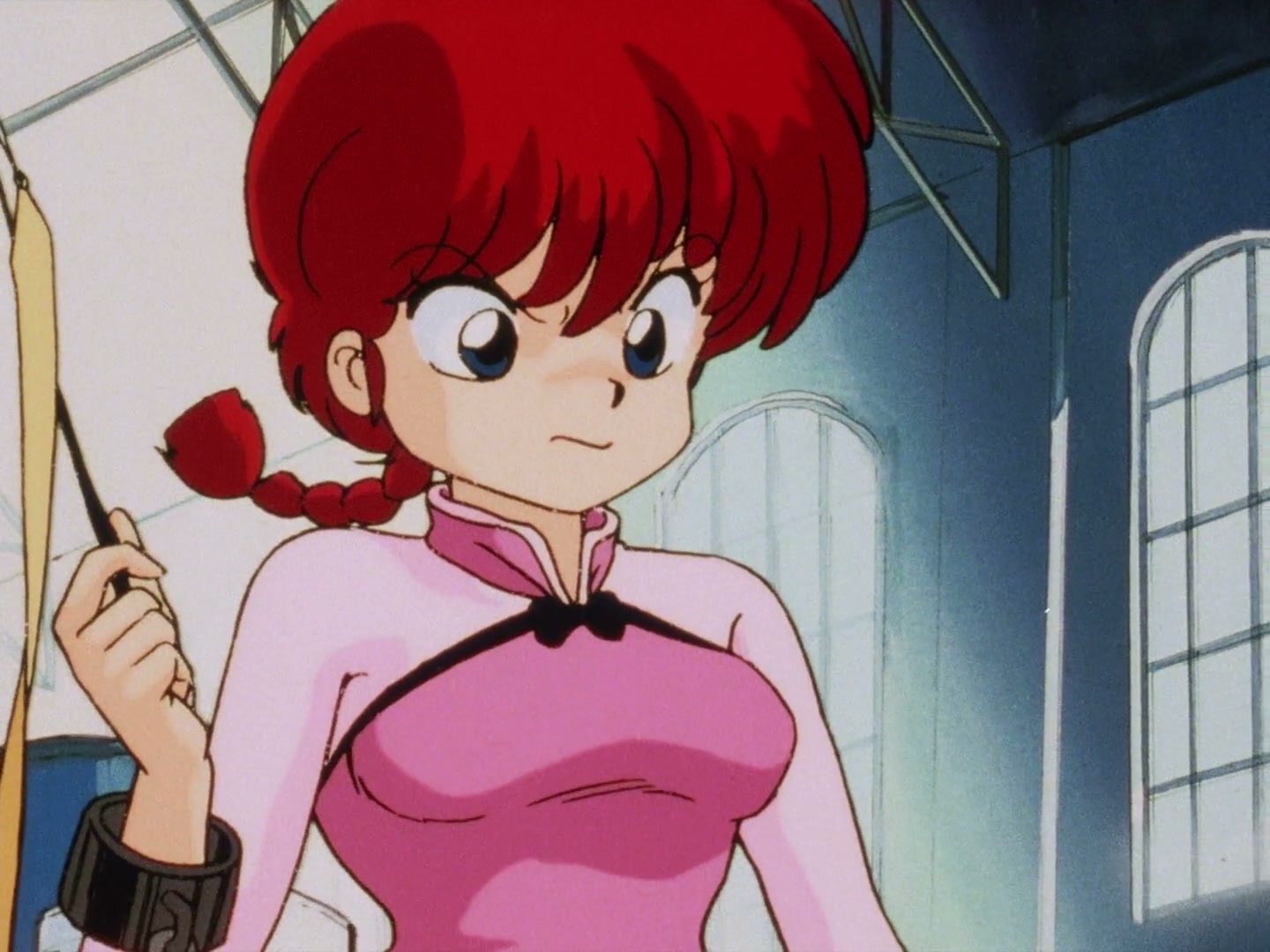 Ranma ½ Ep 13: A Tear in a Girl-Delinquent's Eye? The End of the Martial Arts Rhythmic Gymnastics Challenge! @ 00:02:07