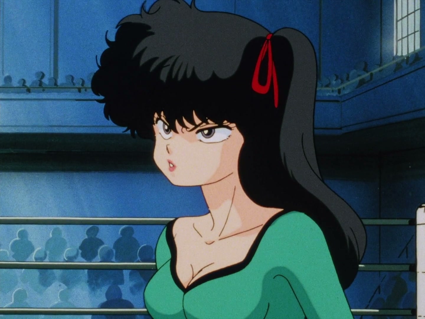 Ranma ½ Ep 13: A Tear in a Girl-Delinquent's Eye? The End of the Martial Arts Rhythmic Gymnastics Challenge! @ 00:04:32