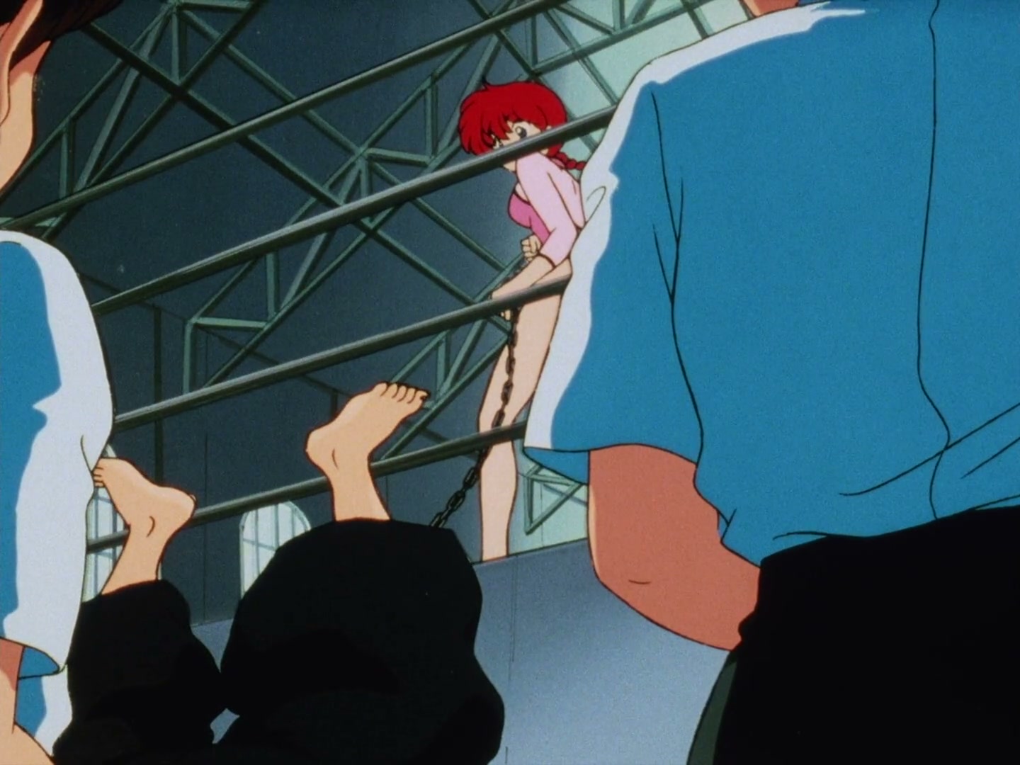 Ranma ½ Ep 13: A Tear in a Girl-Delinquent's Eye? The End of the Martial Arts Rhythmic Gymnastics Challenge! @ 00:05:50