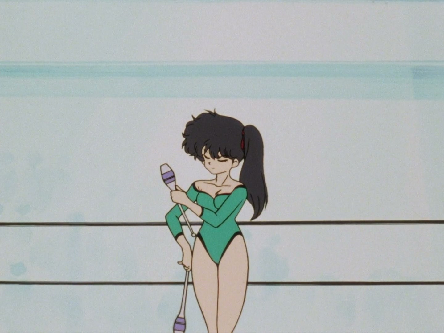 Ranma ½ Ep 13: A Tear in a Girl-Delinquent's Eye? The End of the Martial Arts Rhythmic Gymnastics Challenge! @ 00:06:28