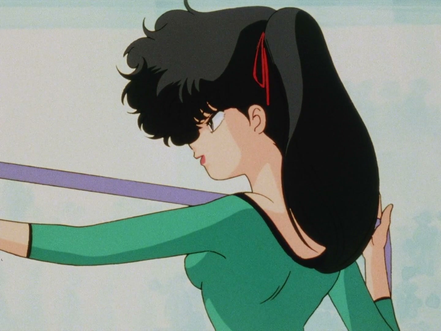 Ranma ½ Ep 13: A Tear in a Girl-Delinquent's Eye? The End of the Martial Arts Rhythmic Gymnastics Challenge! @ 00:07:30