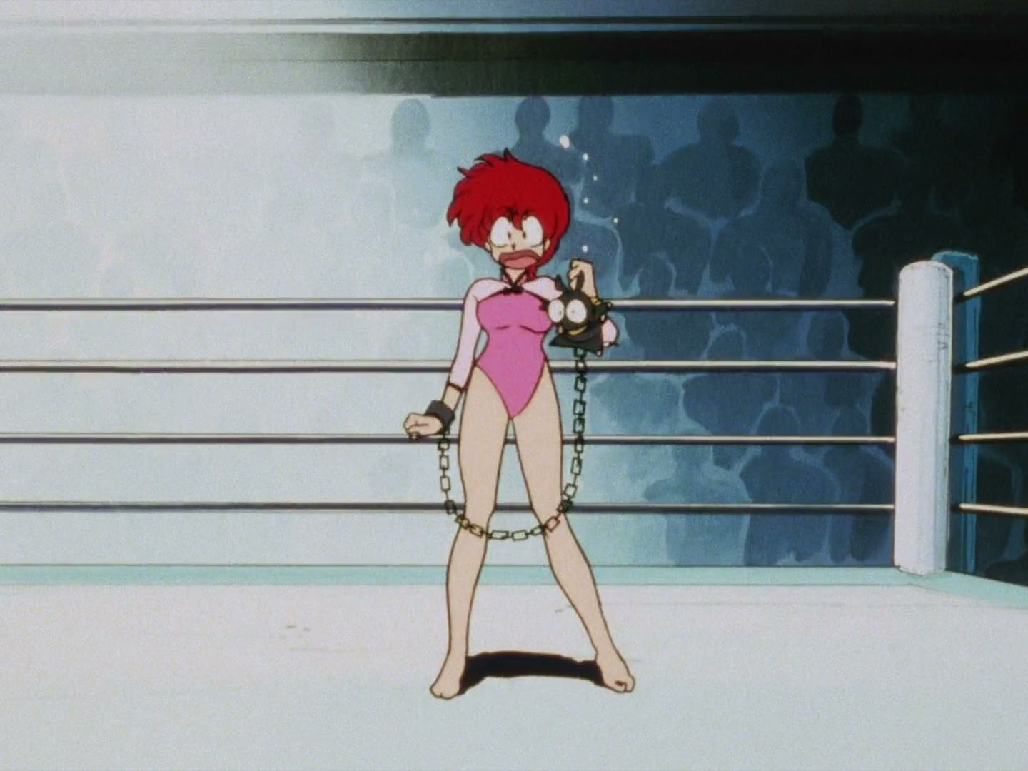 Ranma ½ Ep 13: A Tear in a Girl-Delinquent's Eye? The End of the Martial Arts Rhythmic Gymnastics Challenge! @ 00:07:59