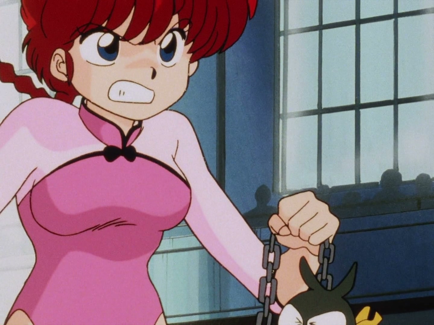 Ranma ½ Ep 13: A Tear in a Girl-Delinquent's Eye? The End of the Martial Arts Rhythmic Gymnastics Challenge! @ 00:09:59