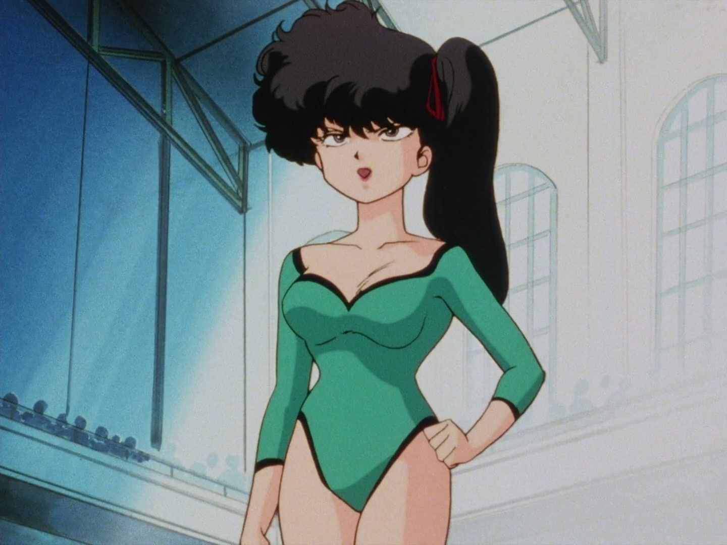 Ranma ½ Ep 13: A Tear in a Girl-Delinquent's Eye? The End of the Martial Arts Rhythmic Gymnastics Challenge! @ 00:10:03