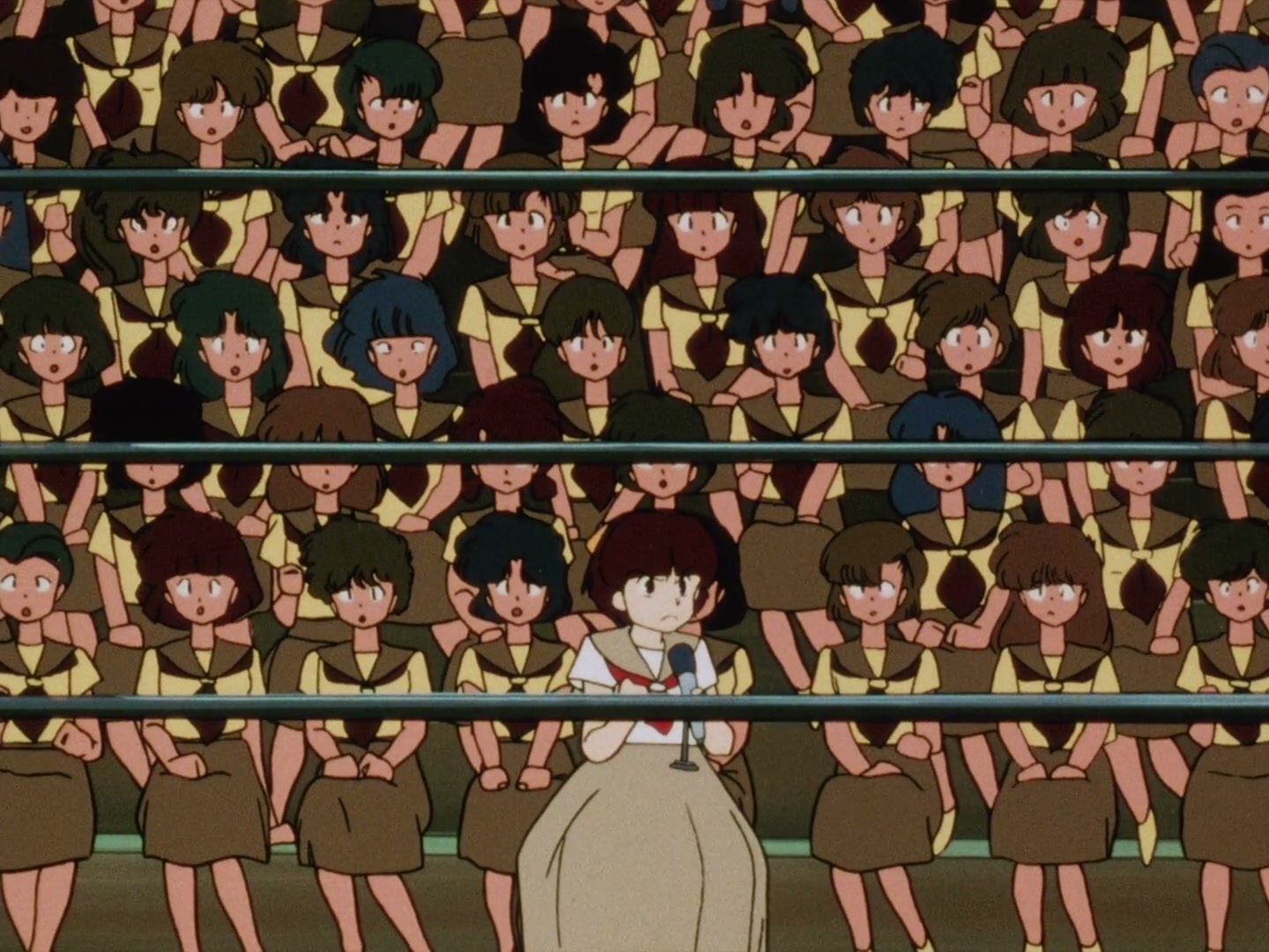 Ranma ½ Ep 13: A Tear in a Girl-Delinquent's Eye? The End of the Martial Arts Rhythmic Gymnastics Challenge! @ 00:11:26