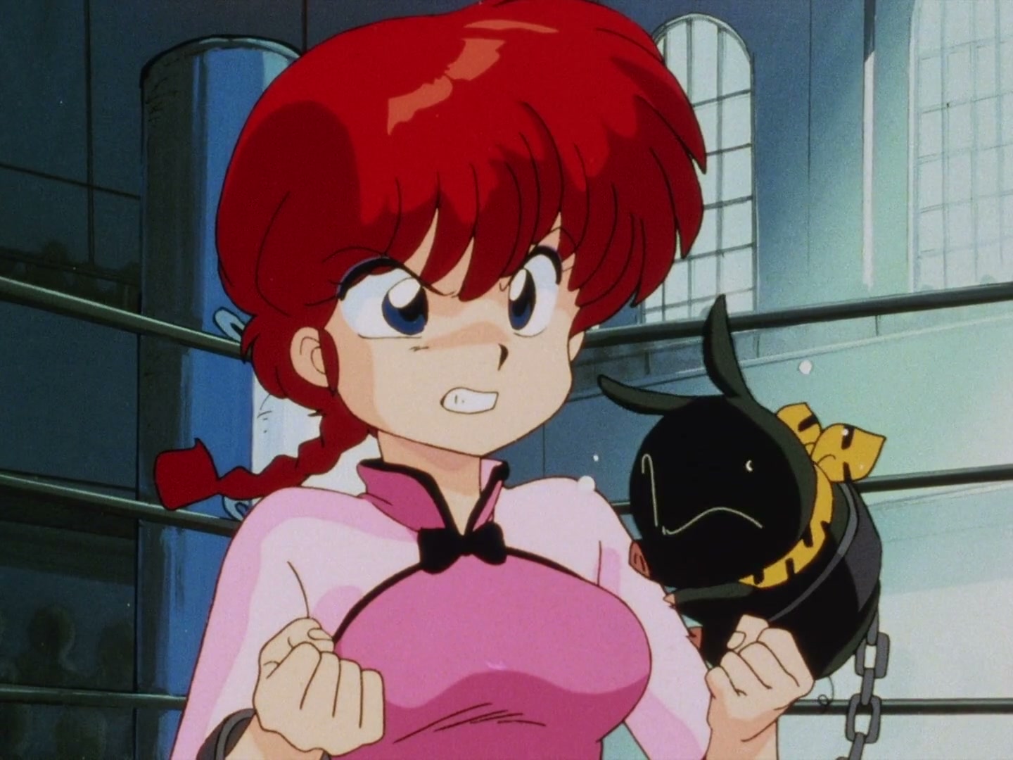 Ranma ½ Ep 13: A Tear in a Girl-Delinquent's Eye? The End of the Martial Arts Rhythmic Gymnastics Challenge! @ 00:11:59