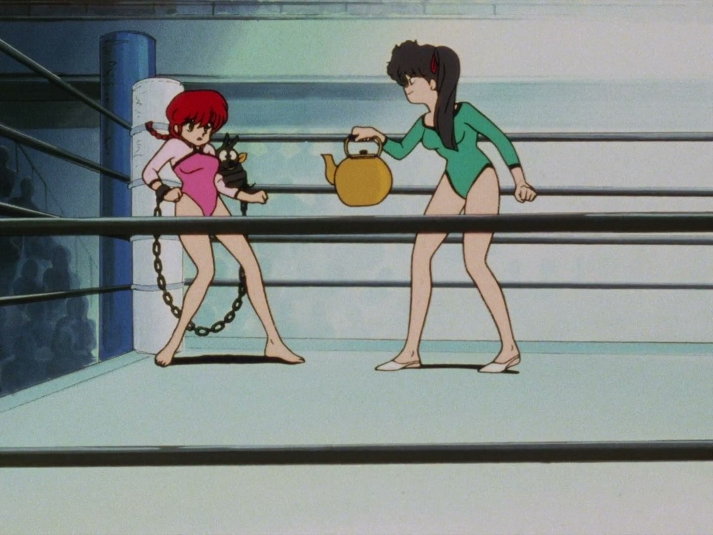 Ranma ½ Ep 13: A Tear in a Girl-Delinquent's Eye? The End of the Martial Arts Rhythmic Gymnastics Challenge! @ 00:12:11