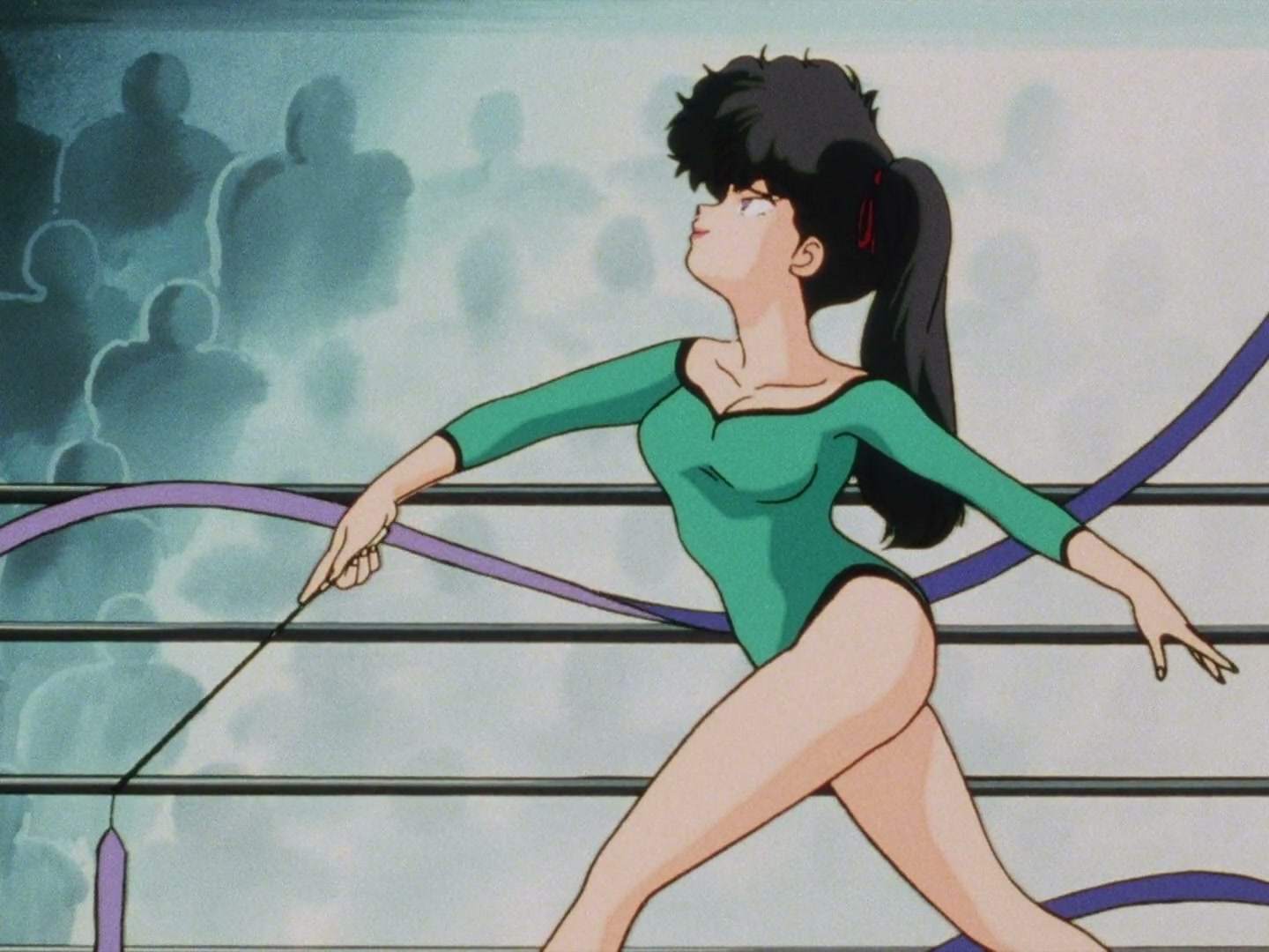 Ranma ½ Ep 13: A Tear in a Girl-Delinquent's Eye? The End of the Martial Arts Rhythmic Gymnastics Challenge! @ 00:12:45
