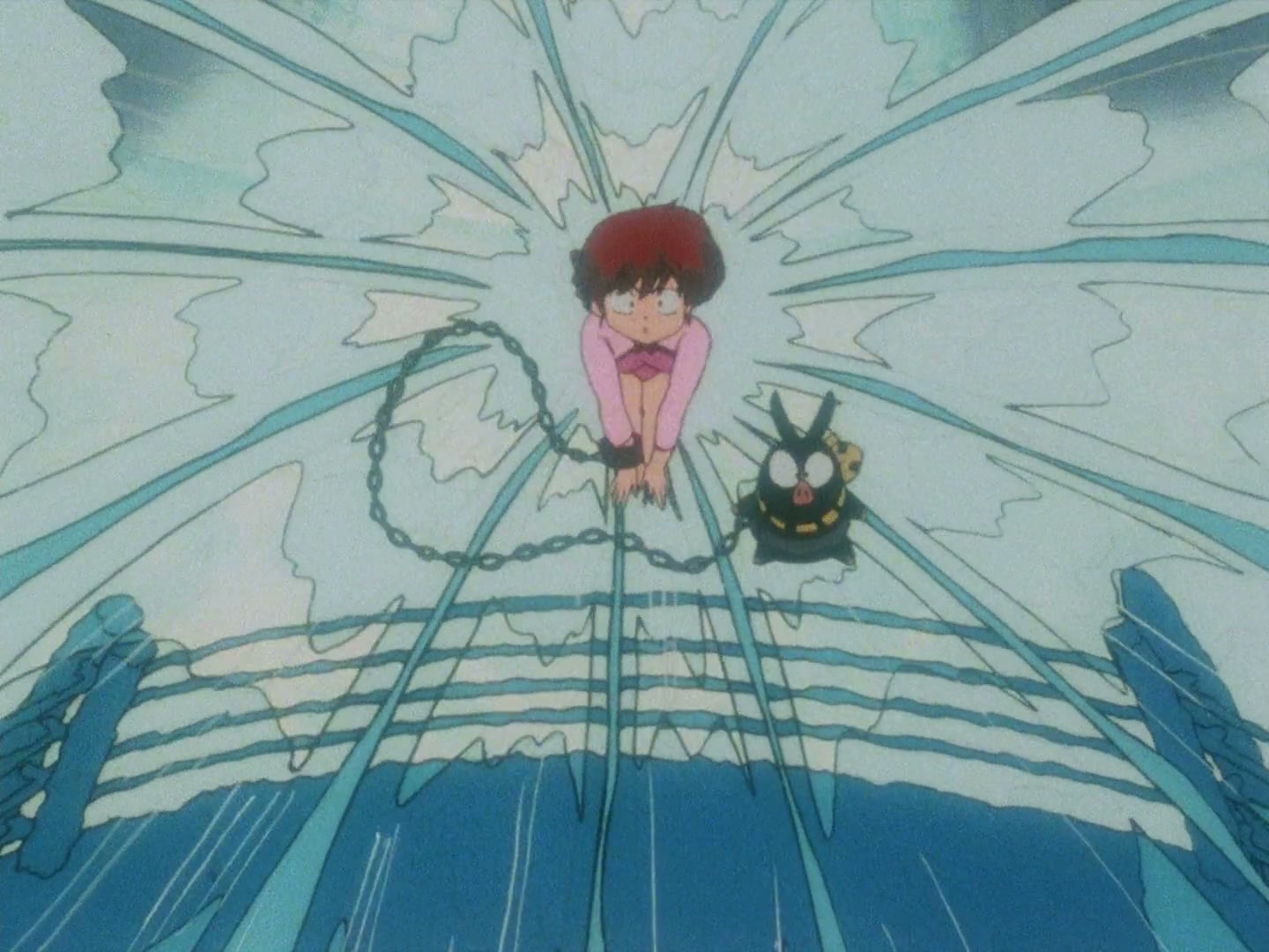 Ranma ½ Ep 13: A Tear in a Girl-Delinquent's Eye? The End of the Martial Arts Rhythmic Gymnastics Challenge! @ 00:13:14