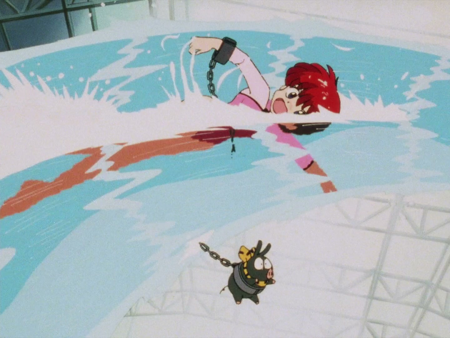 Ranma ½ Ep 13: A Tear in a Girl-Delinquent's Eye? The End of the Martial Arts Rhythmic Gymnastics Challenge! @ 00:13:22