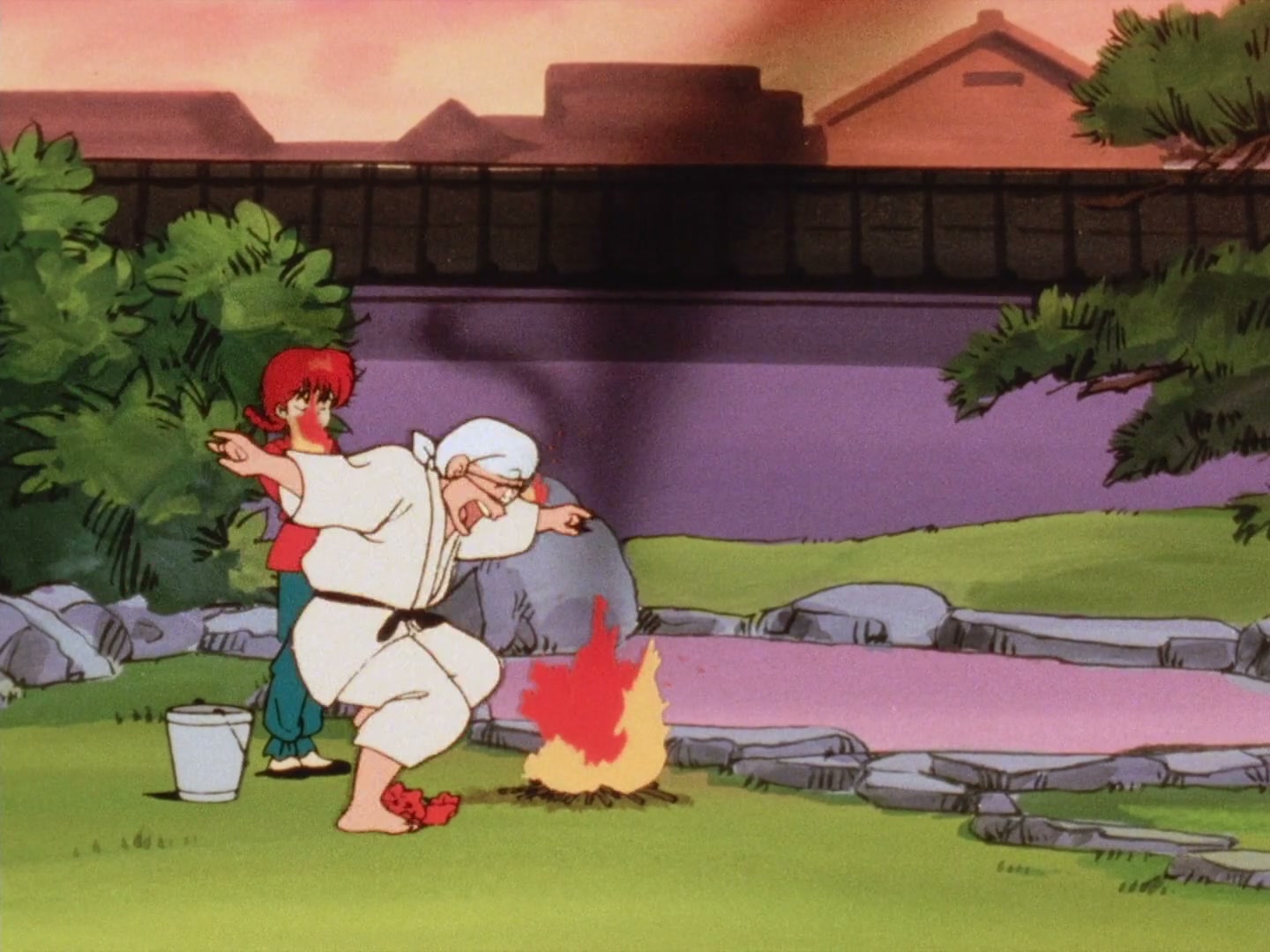 Ranma ½ Ep 25: Behold! The "Chestnuts Roasting on an Open Fire" Technique! @ 00:11:39