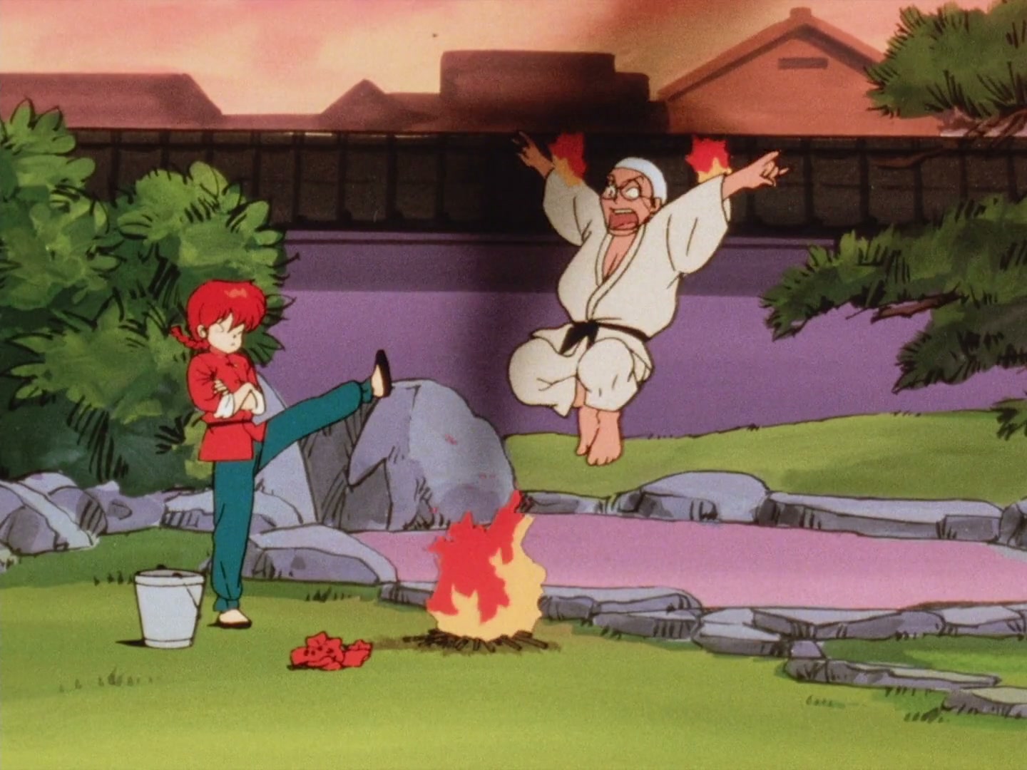 Ranma ½ Ep 25: Behold! The "Chestnuts Roasting on an Open Fire" Technique! @ 00:11:44