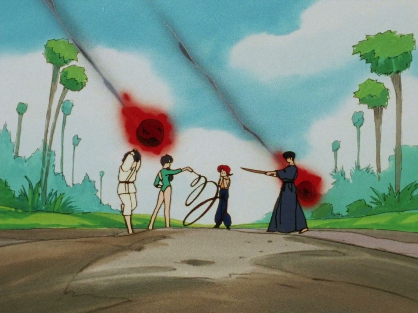 Ranma ½ Ep 62: Fight! The Anything-Goes Obstacle Course Race @ 00:08:49