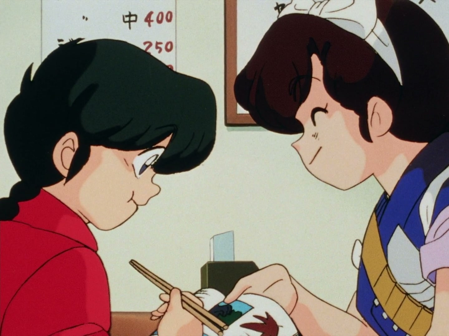 Ranma ½ Ep 63: Ukyo's Skirt! The Great Girly-Girl Gambit @ 00:02:43