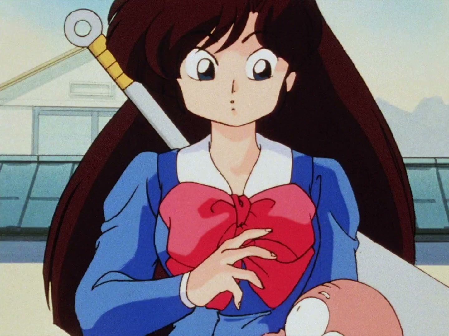 Ranma ½ Ep 63: Ukyo's Skirt! The Great Girly-Girl Gambit @ 00:08:04