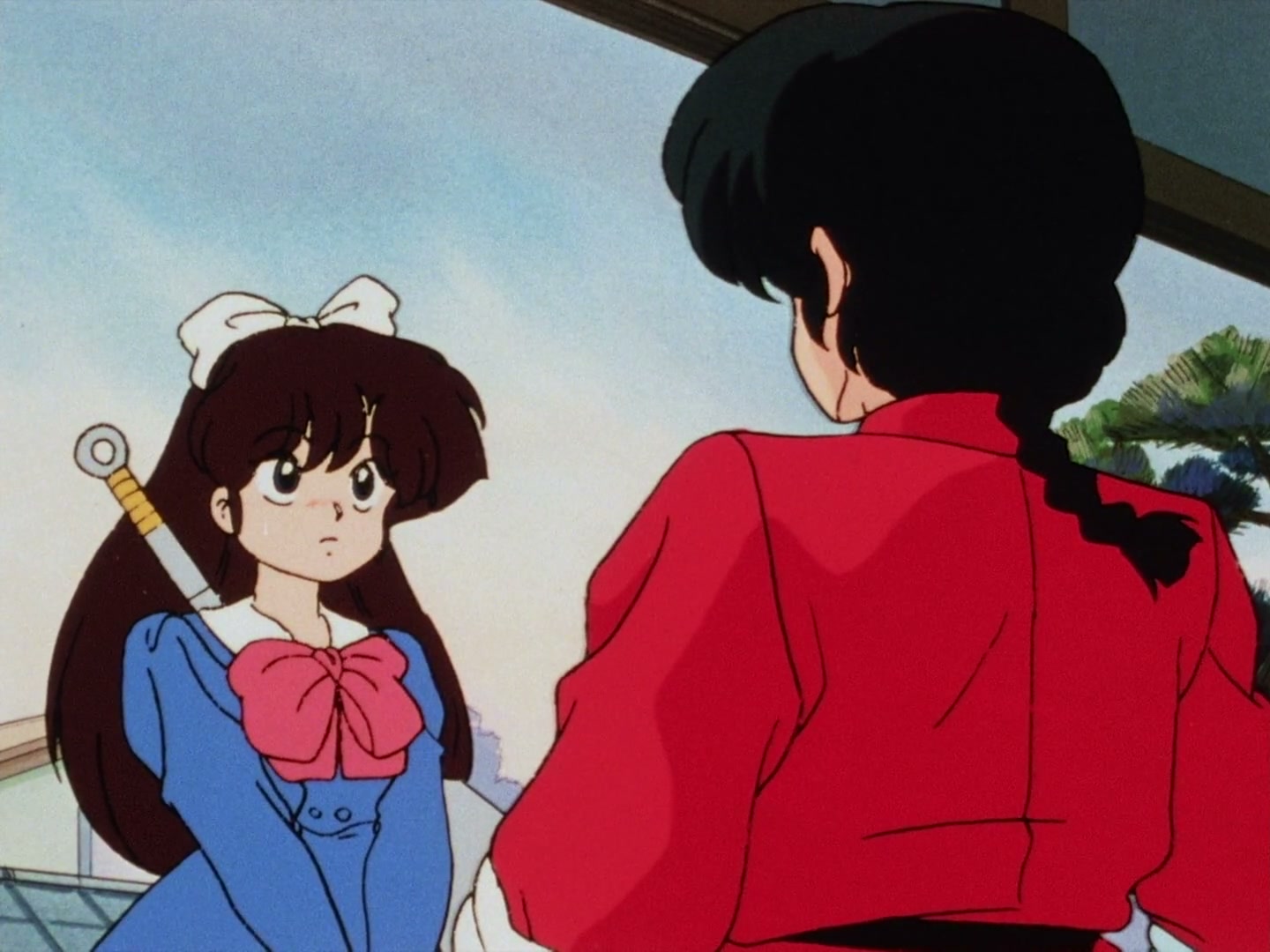Ranma ½ Ep 63: Ukyo's Skirt! The Great Girly-Girl Gambit @ 00:08:25