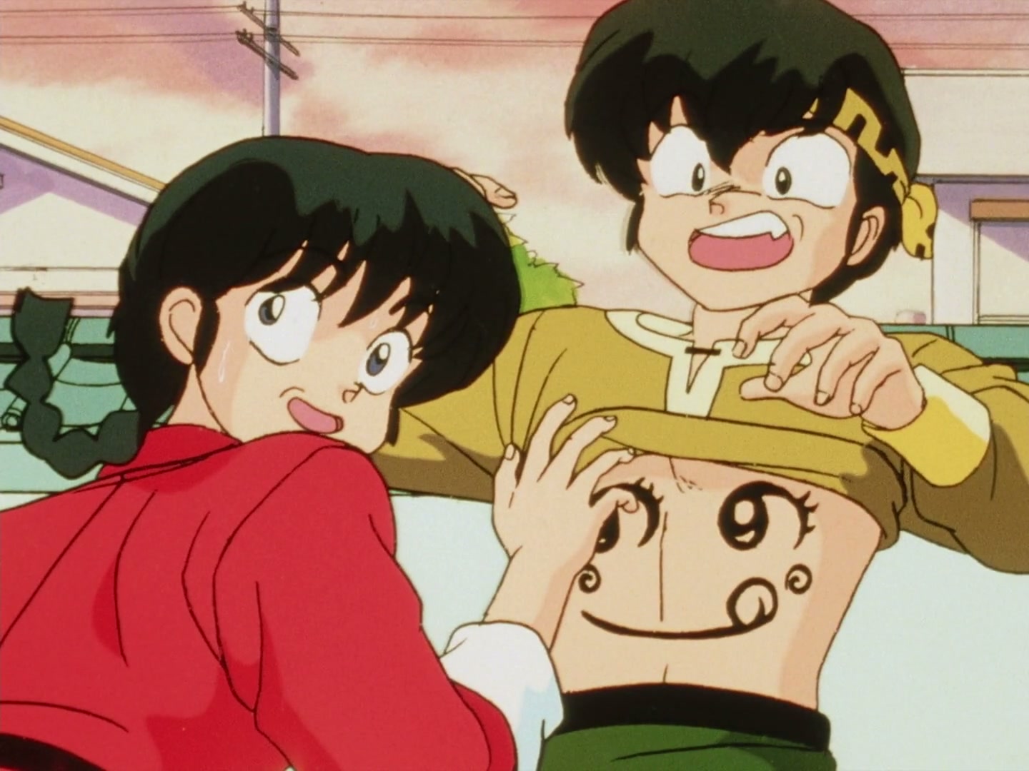 Ranma ½ Ep 80: Close Call! P-chan's Secret @ 00:02:11