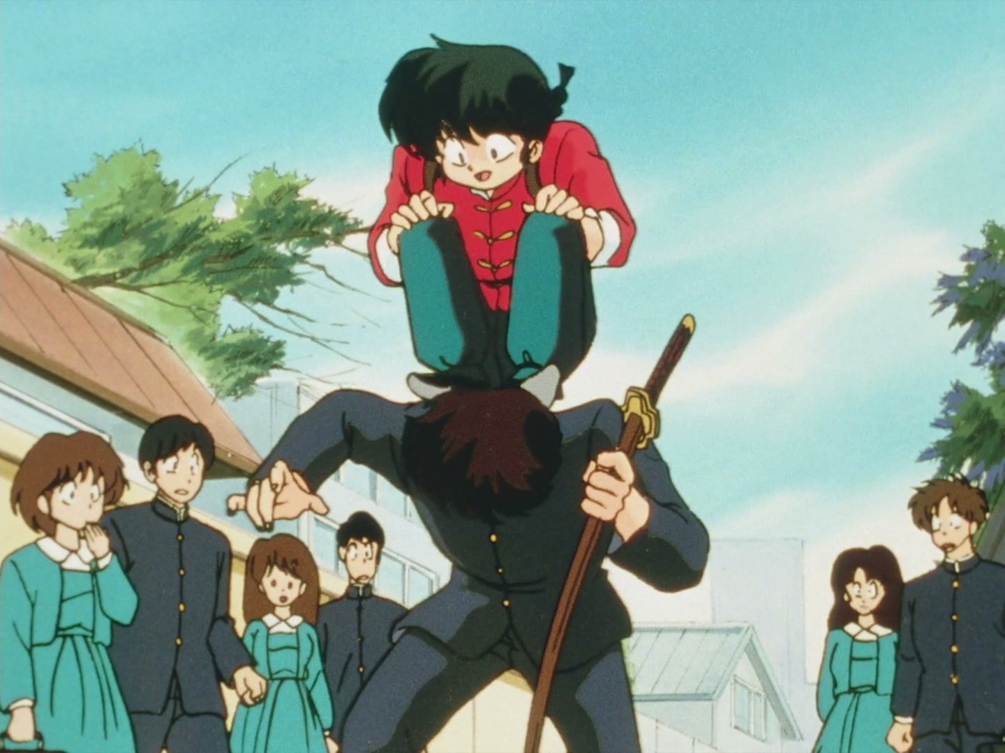 Ranma ½ Ep 82: Ranma and Kuno's... First Kiss @ 00:06:42
