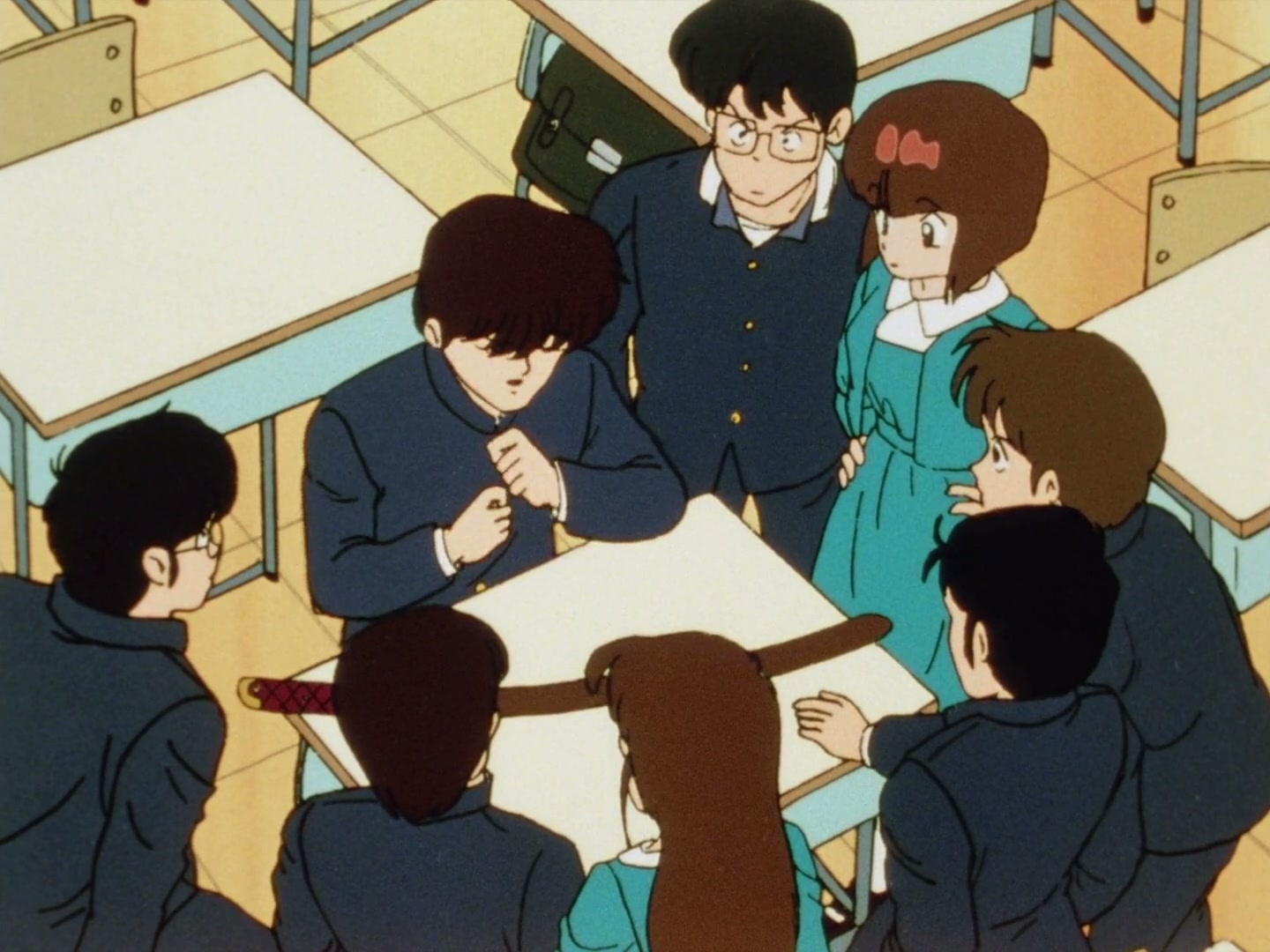 Ranma ½ Ep 82: Ranma and Kuno's... First Kiss @ 00:08:16