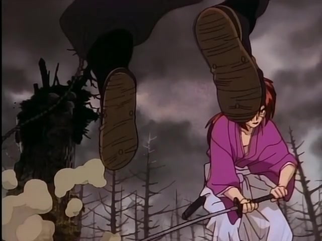 Rurouni Kenshin Ep 9: The Strongest Group of Ninjas: The Horrible Oniwaban Group @ 01:02