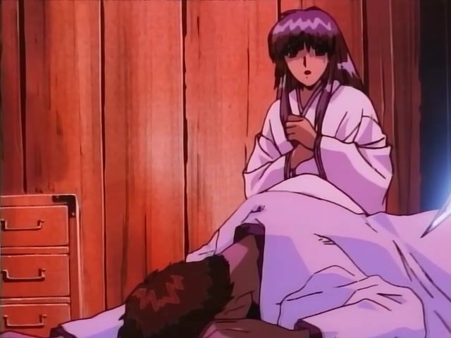 Rurouni Kenshin Ep 9: The Strongest Group of Ninjas: The Horrible Oniwaban Group @ 08:58
