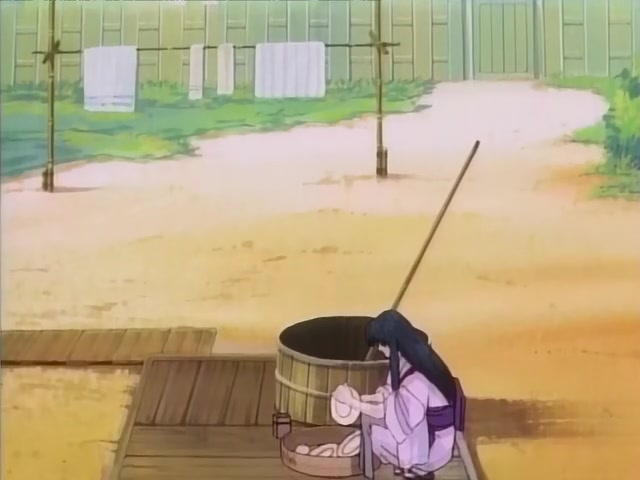 Rurouni Kenshin Ep 9: The Strongest Group of Ninjas: The Horrible Oniwaban Group @ 10:57