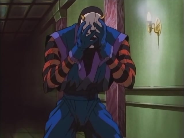 Rurouni Kenshin Ep 10: Aoshi: Someone so Beautiful it's Frightening @ 15:50