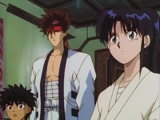 Rurouni Kenshin Ep 10: Aoshi: Someone so Beautiful it's Frightening @ 15:58