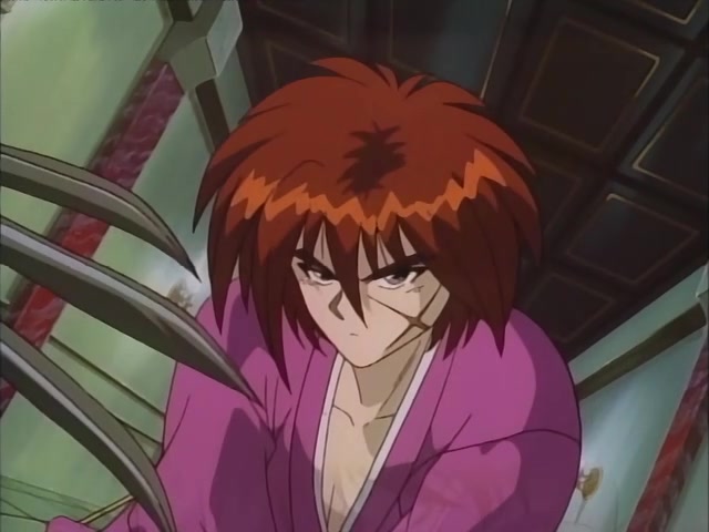 Rurouni Kenshin Ep 10: Aoshi: Someone so Beautiful it's Frightening @ 17:05