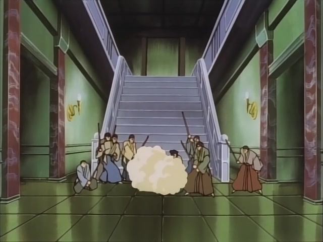 Rurouni Kenshin Ep 10: Aoshi: Someone so Beautiful it's Frightening @ 18:03
