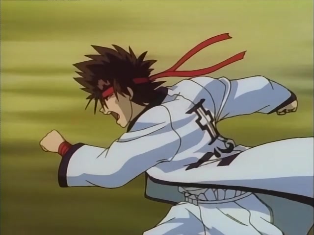 Rurouni Kenshin Ep 10: Aoshi: Someone so Beautiful it's Frightening @ 19:27