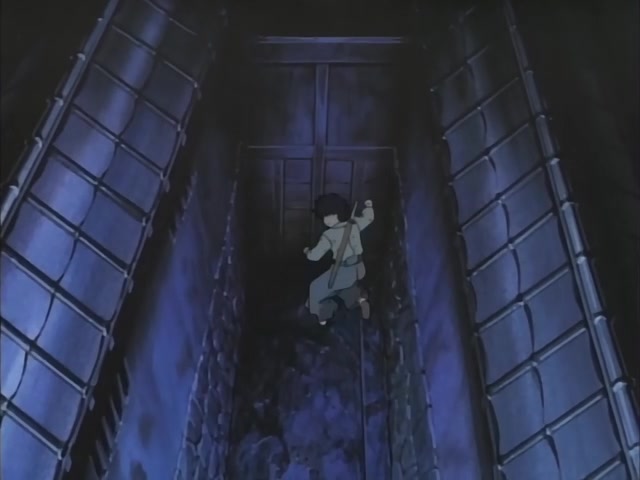 Rurouni Kenshin Ep 12: Birth of a Boy Swordsman: The Battle of First Apprentice Yahiko @ 15:58