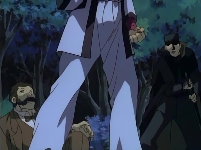 Rurouni Kenshin Ep 15: Assassination Group of Fire: Jinpuu Squad on the Run @ 18:15