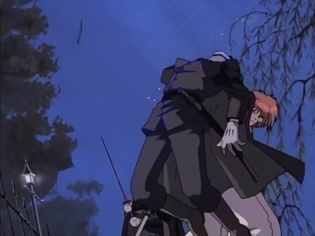 Rurouni Kenshin Ep 16: A Promise From the Heart: The Secret Sword Technique of Shiden @ 15:29