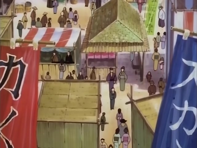 Rurouni Kenshin Ep 17: Fly to Your Dreams: The Adventures of Marimo, the Human Bullet @ 01:38