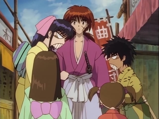 Rurouni Kenshin Ep 17: Fly to Your Dreams: The Adventures of Marimo, the Human Bullet @ 02:03