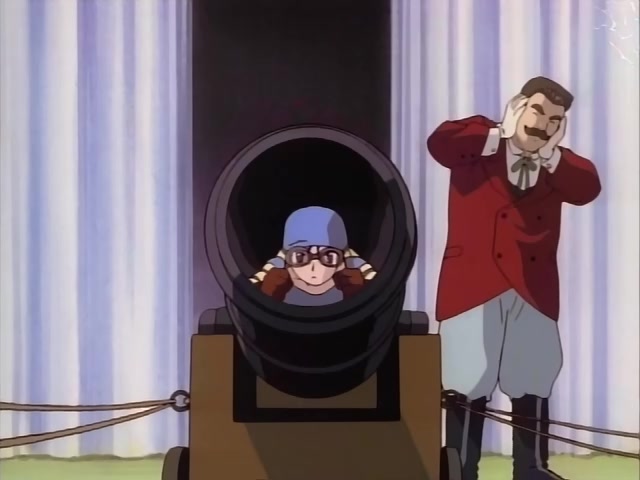 Rurouni Kenshin Ep 17: Fly to Your Dreams: The Adventures of Marimo, the Human Bullet @ 05:23
