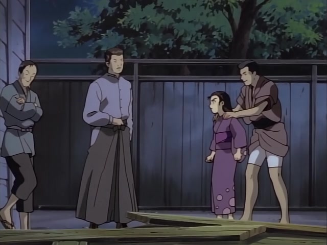 Rurouni Kenshin Ep 17: Fly to Your Dreams: The Adventures of Marimo, the Human Bullet @ 09:07