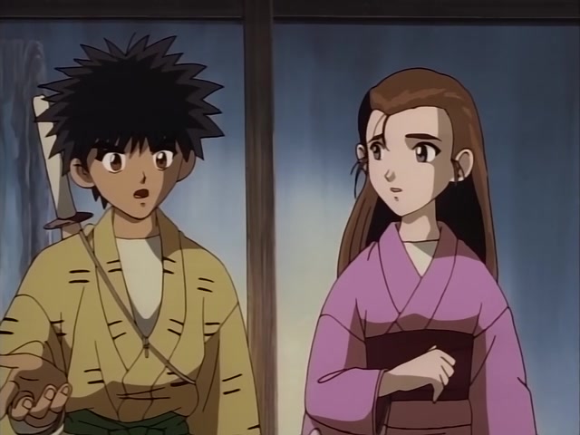 Rurouni Kenshin Ep 17: Fly to Your Dreams: The Adventures of Marimo, the Human Bullet @ 10:13