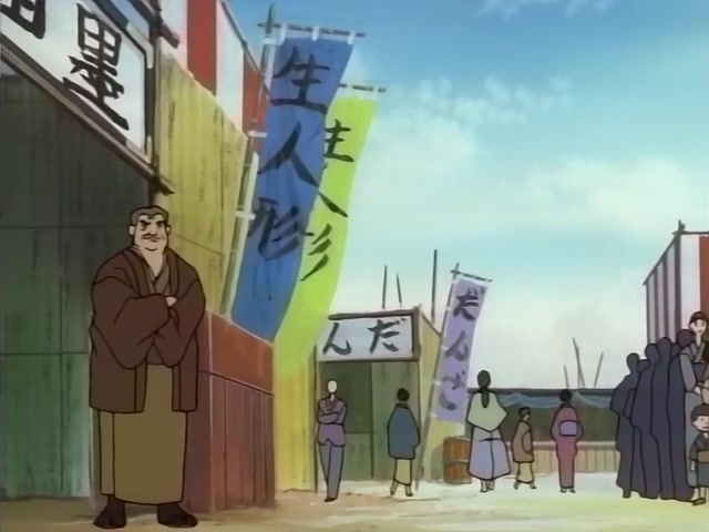 Rurouni Kenshin Ep 17: Fly to Your Dreams: The Adventures of Marimo, the Human Bullet @ 12:35