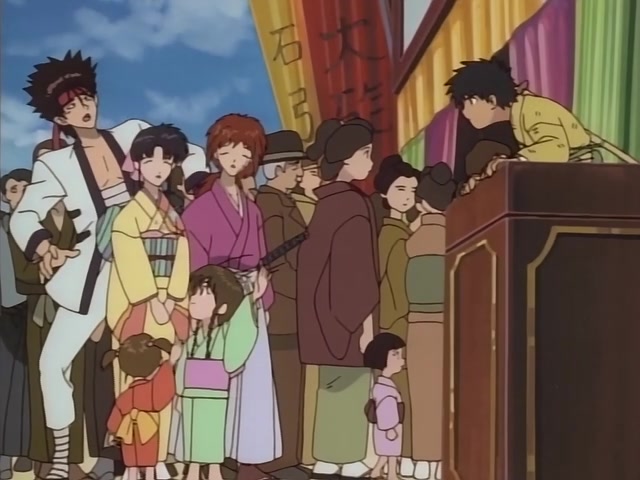 Rurouni Kenshin Ep 17: Fly to Your Dreams: The Adventures of Marimo, the Human Bullet @ 13:08