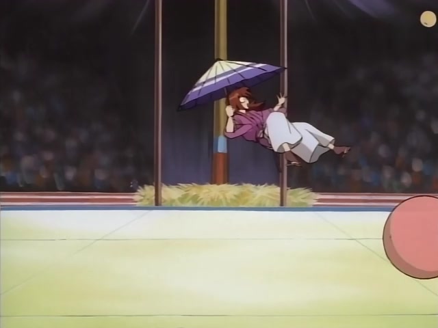 Rurouni Kenshin Ep 17: Fly to Your Dreams: The Adventures of Marimo, the Human Bullet @ 15:04